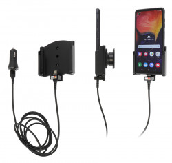 Support avec chargeur allume-cigare USB et connecteur magnétique Galaxy Xcover Pro SM-G715 - Ref 721179