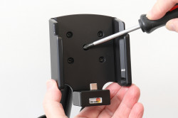 Support avec adaptateur all-cig + cable USB pour Honeywell CT37. Réf Brodit 721460