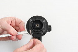 Support passif avec pivot inclinable pour Datalogic Memor 30/35. Réf Brodit 711422