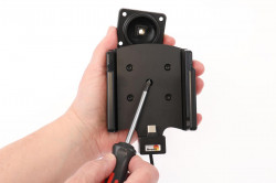 Support actif avec câble USB et adaptateur de prise de cig pour Datalogic Memor 30/35. Réf Brodit 721422