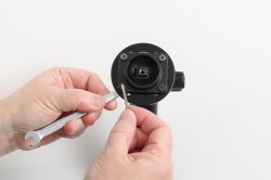 Support actif avec câble USB et adaptateur de prise de cig pour Datalogic Memor 30/35. Réf Brodit 721422
