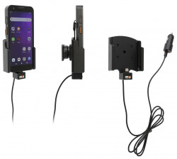 Support actif avec câble USB et adaptateur de prise de cig pour Datalogic Memor 30/35. Réf Brodit 721422