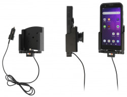 Support actif avec câble USB et adaptateur de prise de cig pour Datalogic Memor 30/35. Réf Brodit 721423