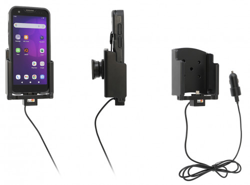 Support actif avec câble USB et adaptateur de prise de cig pour Datalogic Memor 30/35. Réf Brodit 721423