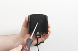 Support avec adaptateur all-cig + cable USB pour Honeywell CT37. Réf Brodit 721334