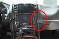 Fixation voiture ProClip pour Nissan Patrol. Réf Brodit 855773
