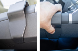 Fixation voiture Hyundai Sante Fe. Réf Brodit 836091