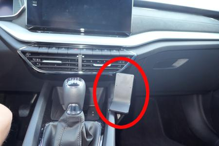 Support Téléphone Voiture Aimanté Pour Skoda Octavia 4 IV Combi (2020+) - Fixation Tableau De Bord, Rotation 360°, Aimants Puissants
