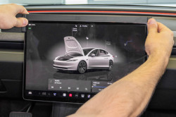 Fixation voiture Tesla 3. Réf Brodit 856113