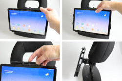 Support tablette passif Samsung Galaxy Tab S4 10,5. Réf Brodit 711077
