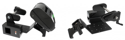 Support imprimante avec rouleau déporté pour TSC Alpha 40L/30L. Réf 217038