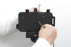 Support Zebra ET40/ET45 10' avec chargeur allume-cigare. Réf Brodit 712326