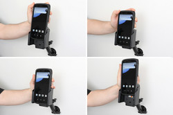 Support passif Zebra TC22/TC27 compatible pistolet scanner. Réf Brodit 216468