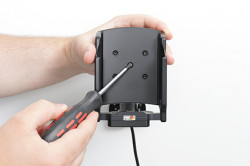 Support pour Zebra TC51/TC56 avec étui Mobilis 065003 - Avec chargeur allume-cigare. Réf Brodit 712359