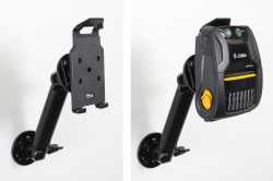 Support passif avec pivot inclinable pour Zebra ZQ310. Réf Brodit 217080