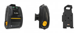 Support passif avec pivot inclinable pour Zebra ZQ310. Réf Brodit 217080