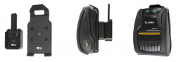 Support passif avec pivot inclinable pour Zebra ZQ310 Plus. Réf Brodit 217081