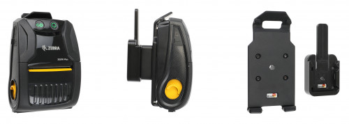 Support passif avec pivot inclinable pour Zebra ZQ310 Plus. Réf Brodit 217081