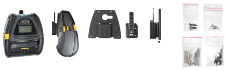 Support Imprimante Zebra ZQ630 avec MultiMoveClip. Réf Brodit 216004