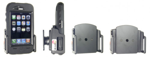 Support réglable. Convient appareils avec et sans étui de dimensions: Larg: 62-77 mm, épaiss.: 12-16 mm. Réf 511309
