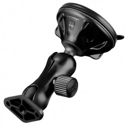Fixation ventouse 7.62 cm à dépression avec base losange