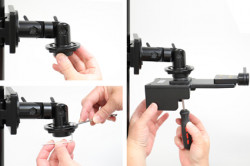 Support passif pour Zebra MC3300 - Avec sécurité paysage. Réf Brodit 711056