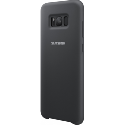 Coque de protection pour Samsung Galaxy S8 Plus en silicone gris. Réf EF-PG955TSEGWW