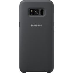 Coque de protection pour Samsung Galaxy S8 Plus en silicone gris. Réf EF-PG955TSEGWW