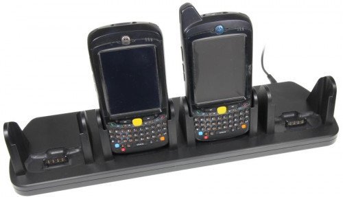 Support voiture  Brodit Motorola MC55  de table, bureau - Avec câble d'alimentation. Quatre emplacements de recharge. Réf 215593