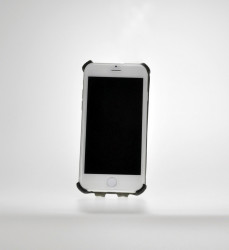Etui cuir noir avec rabat iPhone 6