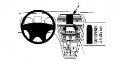 Accessoires de montage  Brodit Skoda Octavia II Accessoires de montage Réf 213438