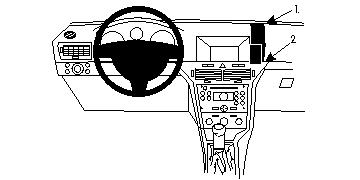 Accessoires de montage  Brodit Opel Astra Accessoires de montage Réf 213443