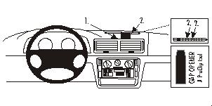 Accessoires de montage  Brodit Volkswagen Passat Accessoires de montage Réf 213403