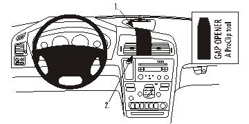 Accessoires de montage  Brodit Volvo S60 Accessoires de montage Réf 213413