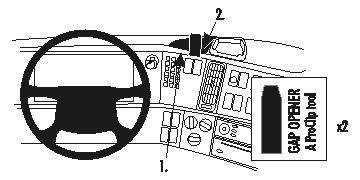 Accessoires de montage  Brodit Volvo FH/NH series Accessoires de montage Réf 213419