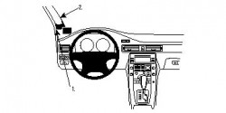 Accessoires de montage  Brodit Volvo S80 Accessoires de montage Réf 213455