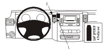 Accessoires de montage  Brodit Mercedes Benz Sprinter Accessoires de montage Réf 213456