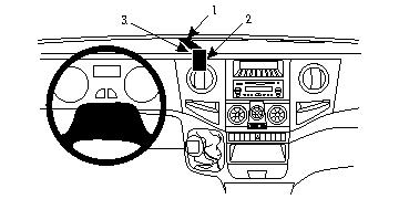 Accessoires de montage  Brodit Iveco Daily Accessoires de montage Réf 213458