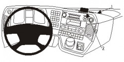 Accessoires de montage  Brodit Mercedes Benz Actros 4 Accessoires de montage Réf 213476