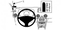 Fixation voiture Proclip  Brodit Renault Koleos Réf 804224