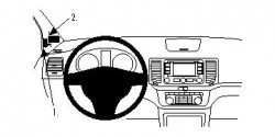 Fixation voiture Proclip  Brodit Seat Alhambra Réf 804564