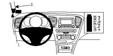Fixation voiture Proclip  Brodit Kia Optima Réf 804642