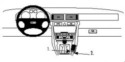 Fixation voiture Proclip  Brodit Audi A6 Réf 832474