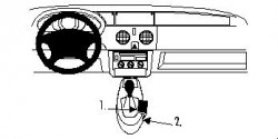 Fixation voiture Proclip  Brodit Renault Kangoo Réf 832533