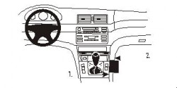 Fixation voiture Proclip Brodit BMW 316-330/M3 E46 Réf 832801