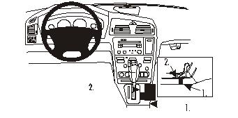 Fixation voiture Proclip  Brodit Volvo V70 N Réf 832912