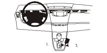 Fixation voiture Proclip  Brodit Renault Avantime Réf 833062