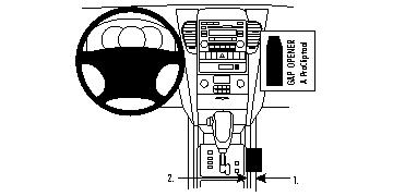 Fixation voiture Proclip  Brodit Kia Sorento Réf 834076