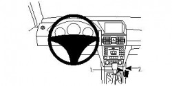 Fixation voiture Proclip  Brodit Mercedes Benz GLK-Class Réf 834270