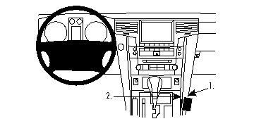 Fixation voiture Proclip  Brodit Lexus LX Series Réf 834325